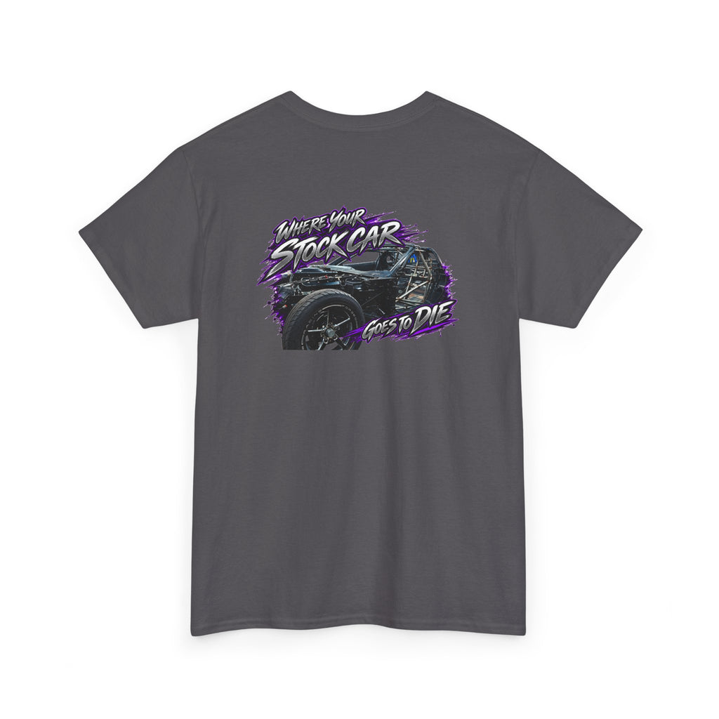 Graveyard Fabrication 'where your stock car goes to die' Graphic T-Shirt