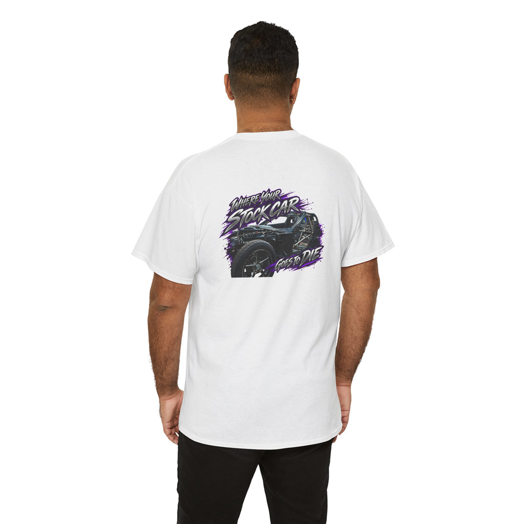 Graveyard Fabrication 'where your stock car goes to die' Graphic T-Shirt