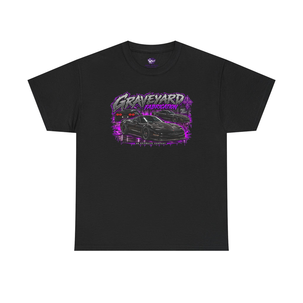 Graveyard Fabrication 'where your stock car goes to die' Graphic T-Shirt